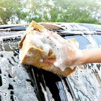 Большая губка для мытья автомобиля, пенопластовая щетка для мытья в виде сот, губки для мытья автомобилей, инструменты для автоматической мойки, губка высокой плотности