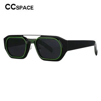 Квадратные Солнцезащитные очки 53095 Винтажных Декоративных летних Мужских Женских оттенков UV400