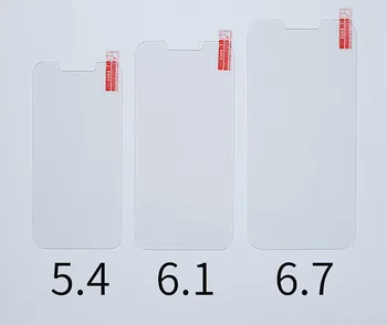 оптовая продажа, 100 шт./лот, прозрачная защитная пленка из закаленного стекла 5.4/6.1/6.7 дюймовая для iphone13 13mini 13pro 13 pro max