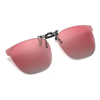 Солнцезащитные очки-клипсы без оправы, крепящиеся к очкам для близоруких для мужчин и женщин