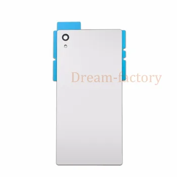 50шт Задняя Стеклянная Крышка Батарейного Отсека Корпус Задней Двери Для Sony Xperia Z5 E6603 E6633 E6653 E6683 + Клейкая Наклейка W/N NFC Бесплатно DHL