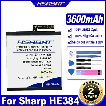 Аккумулятор HSABAT HE384 3600mAh для аккумуляторов Sharp HE384 384 1ICP5/64/87