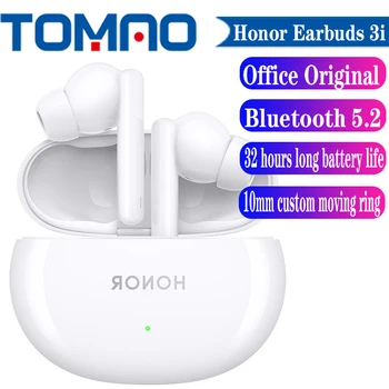 Оригинальные новые наушники Honor Earbuds 3i Wireless Bluetooth 5.2, 32 часа автономной работы, беспроводные наушники с активным шумоподавлением
