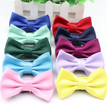 Новый галстук-бабочка хорошего качества для детского банкета, свадьбы, детской вечеринки, Регулируемый галстук-бабочка с узлом Бабочки, черные, красные, белые детские галстуки-бабочки