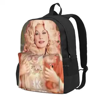 Рыжеволосая Блондинка, Сумка-рюкзак для мужчин, женщин, девочек, подростков, Кантри, Кукла Партон, Ретро, Фирменная музыка, Saint Dolly Parton, Винтаж,