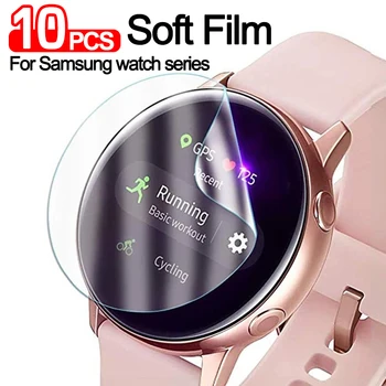 Защитная пленка для Samsung Galaxy Watch 4 Classic 44 мм 46 мм Мягкая Защитная Пленка для Galaxy Watch 3 Active2 Gear S3 S4 40/44 мм