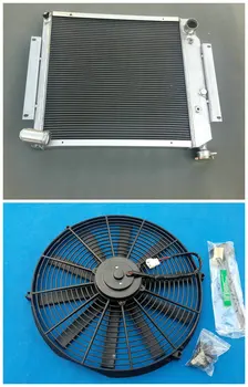 3-РЯДНЫЙ алюминиевый радиатор + вентилятор для International 1970-1981 Scout II & Pickup V8 1970 1971 1975 1979 1980 1981