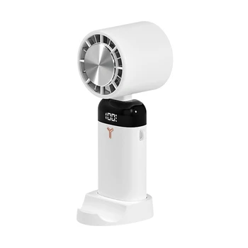 3600 мАч Мини ручной вентилятор Портативный полупроводниковый охлаждающий Настольный вентилятор Складной Подвесной воздушный охладитель для шеи