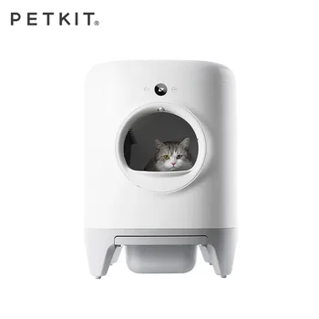 PETKIT PURA X Интеллектуальный самоочищающийся автоматический кошачий туалет с управлением через приложение и удалением запаха Глобальная версия