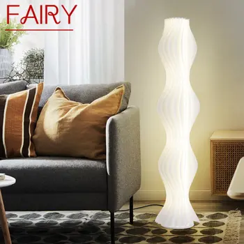 Сказочный современный светодиодный торшер, винтажные креативные белые простые светильники, декоративные для дома, гостиной, спальни