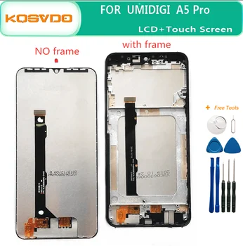 Для UMIDIGI A5 PRO ЖК-дисплей + Сенсорный Экран 100% Оригинальный ЖК-Дигитайзер Замена Стеклянной Панели Для UMIDIGI A5 PRO Sensor LCD
