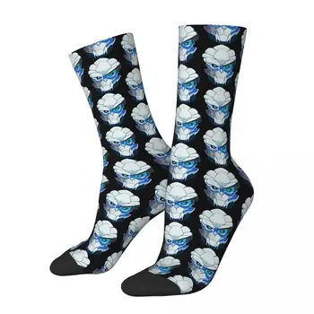 Забавный сумасшедший носок для мужчин Gotta Keep Em Calibrated в стиле хип-хоп, винтажный Mass Effect, игровой носок с принтом для мальчиков, повседневный подарок