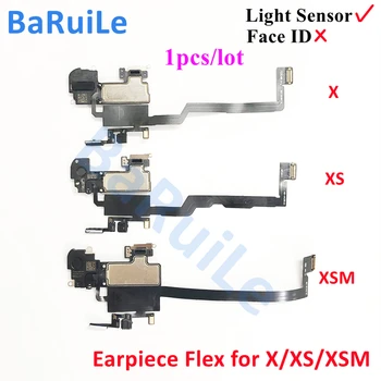 BaRuiLe 1 шт. Ушной динамик для iPhone 11 12 Pro Max X XS Max XR Наушник для прослушивания с гибким кабелем Запасные части