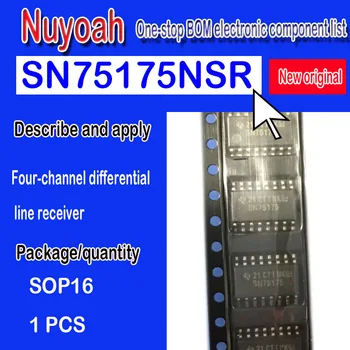 Оригинальный точечный SN75175NSR SOP5.2 SMD 16-контактный интерфейс RS-422RS-485 SN75175 Четырехканальный дифференциальный линейный приемник