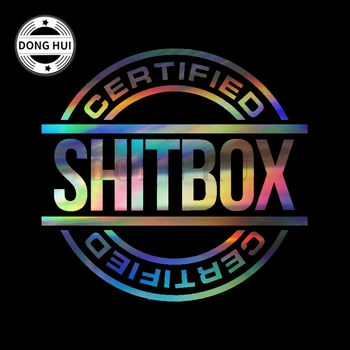Сертифицированная наклейка на автомобиль Shitbox, Кружка, Гитара, Скейтборд, ноутбук, Кемпер, доска для мотокросса, серфинга, наклейка