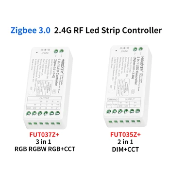 2.4G RF Контроллер Светодиодной ленты DC12-24V FUT035Z + 2в1/FUT037Z + 3в1 + Zigbee 3.0 Для Одноцветной Двойной белой RGB RGBW RGB + CCT Светодиодной Лампы