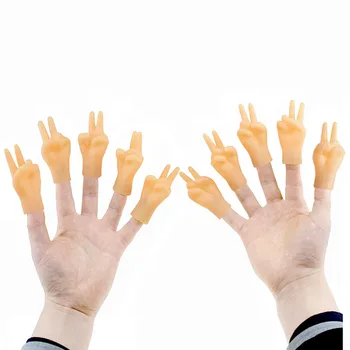 Новинка, забавный симулятор Руки-ножницы, Победа, Да, модель левой и правой маленькой руки, креативная кукла-шалость с пальцами-ножницами