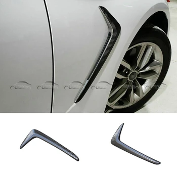 Наклейка на крыло G70 Наклейки на боковое крыло автомобиля из углеродного волокна Отделка вентиляционного отверстия для Hyundai Genesis Coupe G70