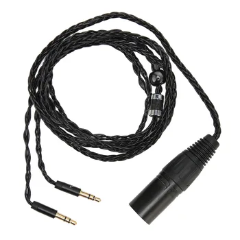 Провод для наушников XLR-3,5 мм XLR-двойной кабель 3,5 мм с посеребренным медным проводом Звук без потерь для MDR Z7 для D7200 для Ananda