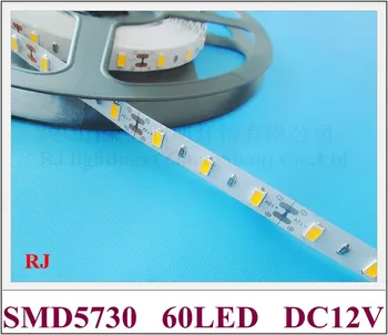 водонепроницаемая светодиодная лента IP20 SMD 5730 гибкая лента мягкая лента DC12V SMD5730 60led/M 10M/ roll CE ROHS 100M/ лот