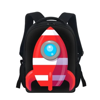 Школьная сумка для детей 3-4 лет, модный рюкзак с 3D принтом 