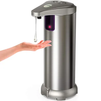 Датчик дозатора мыла Инфракрасный Автоматический дозатор шампуня Из нержавеющей Стали для мытья рук, для кухни, для ванной