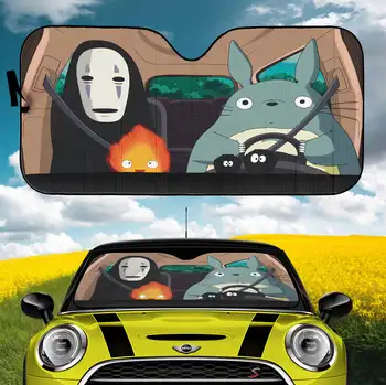 Солнцезащитные козырьки для автомобилей Totoro и No Face Ghibli