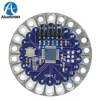 Плата микроконтроллера LilyPad 328 ATmega328P Модуль Основной платы Для Arduino, Совместимый С IDE ICSP TX/RX/AREF/Six PWM