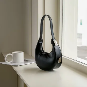 Брендовая дизайнерская женская сумка из искусственной кожи, простая сумка через плечо, сумка-бродяга, тренд 2023 года
