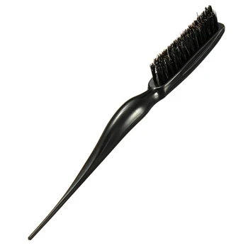 1 ШТ Профессиональные Салонные щетки для волос на затылке Пластиковая Тонкая Линейная Расческа Для наращивания волос Парикмахерские Инструменты для укладки DIY Kit