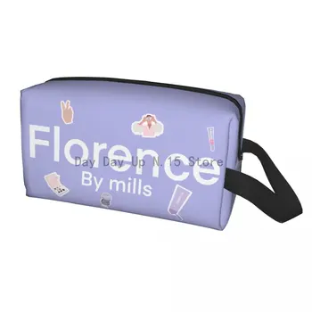 Дорожная сумка для туалетных принадлежностей Florence By Mills, милый косметический органайзер для макияжа для женщин, коробка для хранения косметики Dopp Kit Box